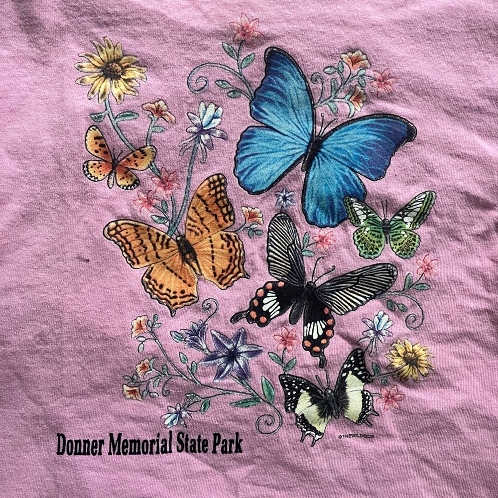 Pink Butterflies Tee - Picture 2 of 5